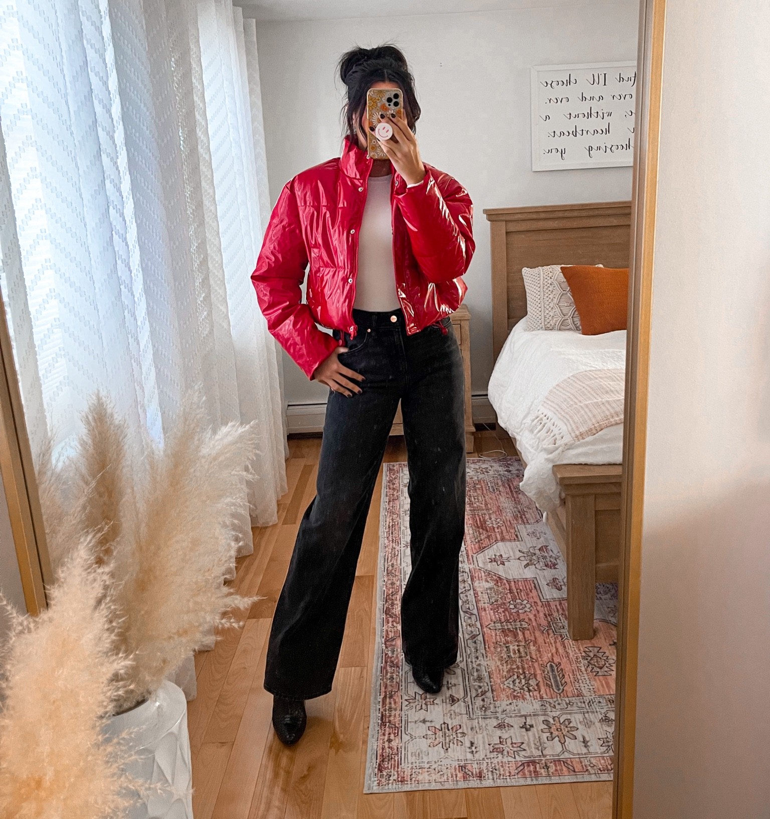 Red patent puffer jacket on major sale! Use code LTK15 … Wearing size 6 

#LTKHoliday #LTKSeasonal #LTKsalealert