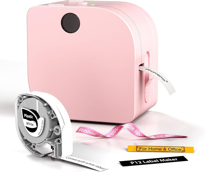 Phomemo Label Maker Machine with Tape, P12 Bluetooth Ribbon Printer Machine | Amazon (US)