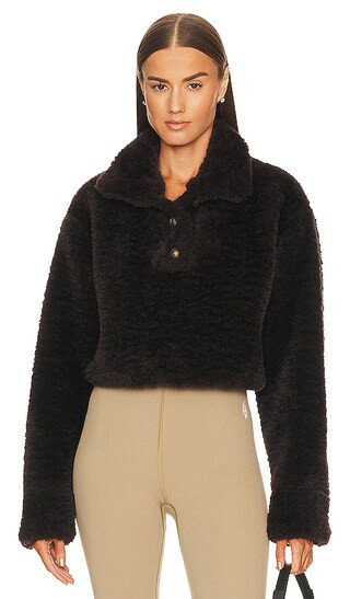 x Marianna Hewitt Mia Pullover in Chocolate Brown | Revolve Clothing (Global)