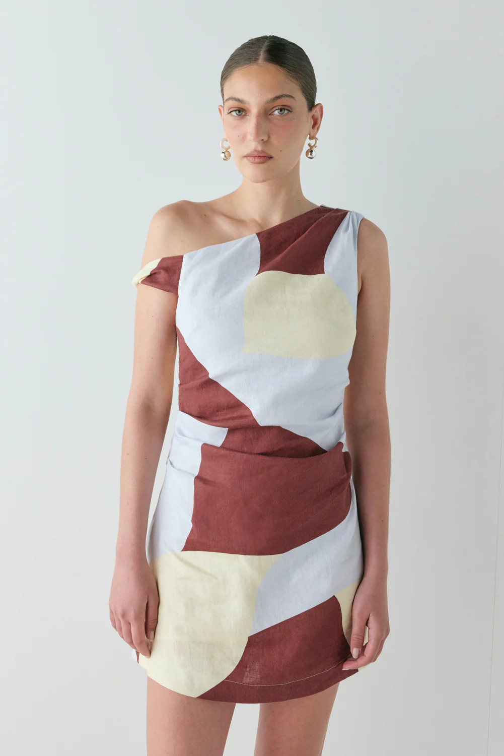 Milly Linen Mini Dress Muna | VRG Grl