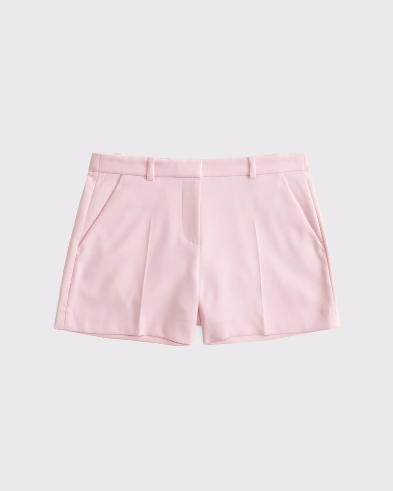 Women's Mid Rise Tailored Short | Women's Bottoms | Abercrombie.com | Abercrombie & Fitch (US)