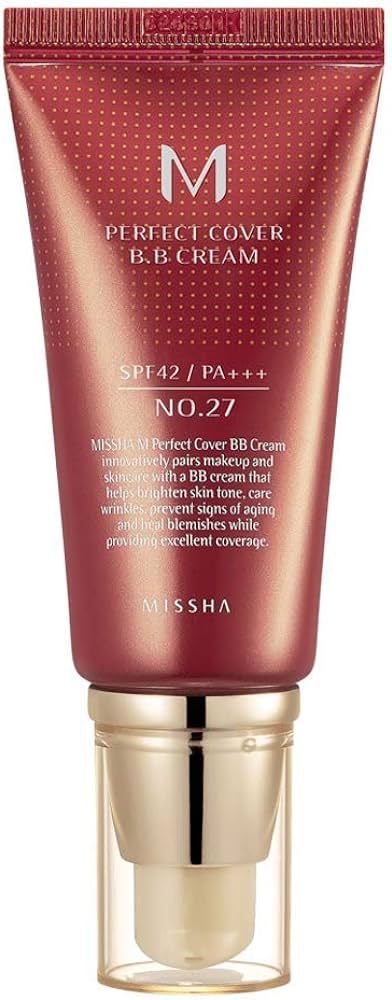 MISSHA M Perfect Cover BB Cream No.27 Honey beige for medium/tan skin SPF 42 PA +++ 1.69 Fl Oz - ... | Amazon (US)
