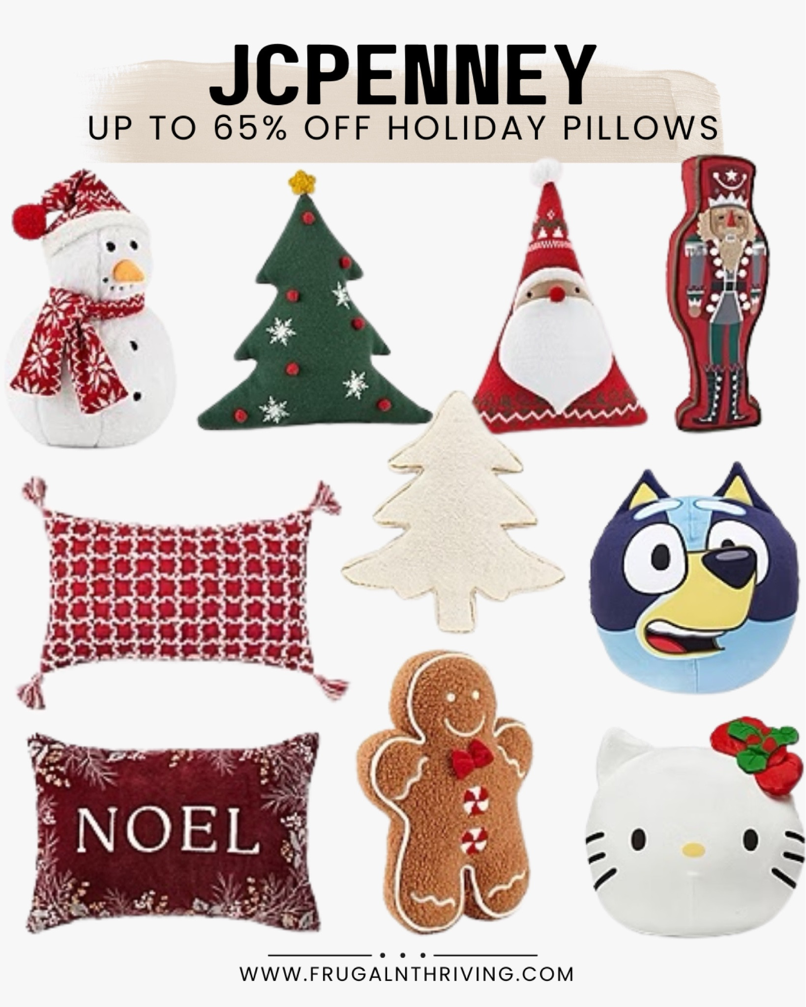 Save up to 65% on this selection of seasonal and holiday pillows over at JCPenney when you apply the code TREATS during checkout. Shipping is 🆓 when you spend $49+ You can also choose 🆓 store pickup when you spend $25+

That adorable gingerbread throw pillow is dropping to $12.99 with code!

#LTKHoliday #LTKHome #LTKSeasonal