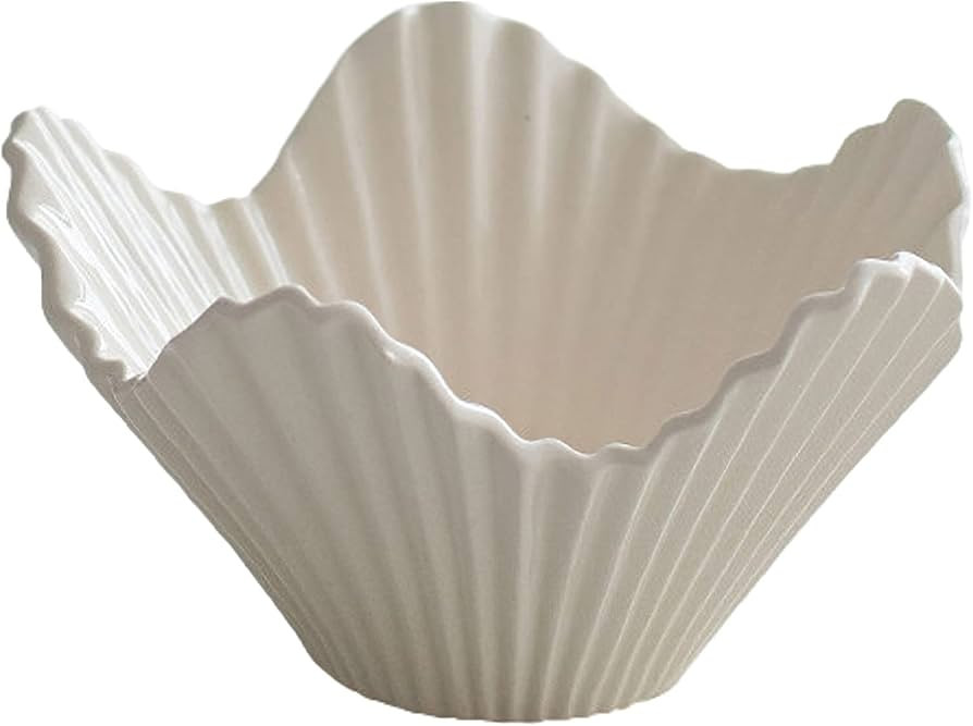 Salad Bowl Ceramic Fruit Bowl Large Serving Bowls Pasta Bowl Popcorn Bowl for Fruits, Nuts, Snack... | Amazon (US)