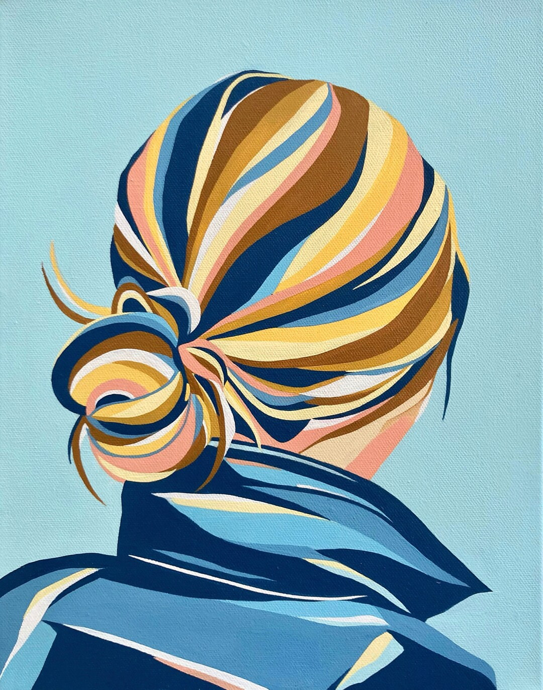 L.A. Lady Hair Study Print - Etsy | Etsy (US)