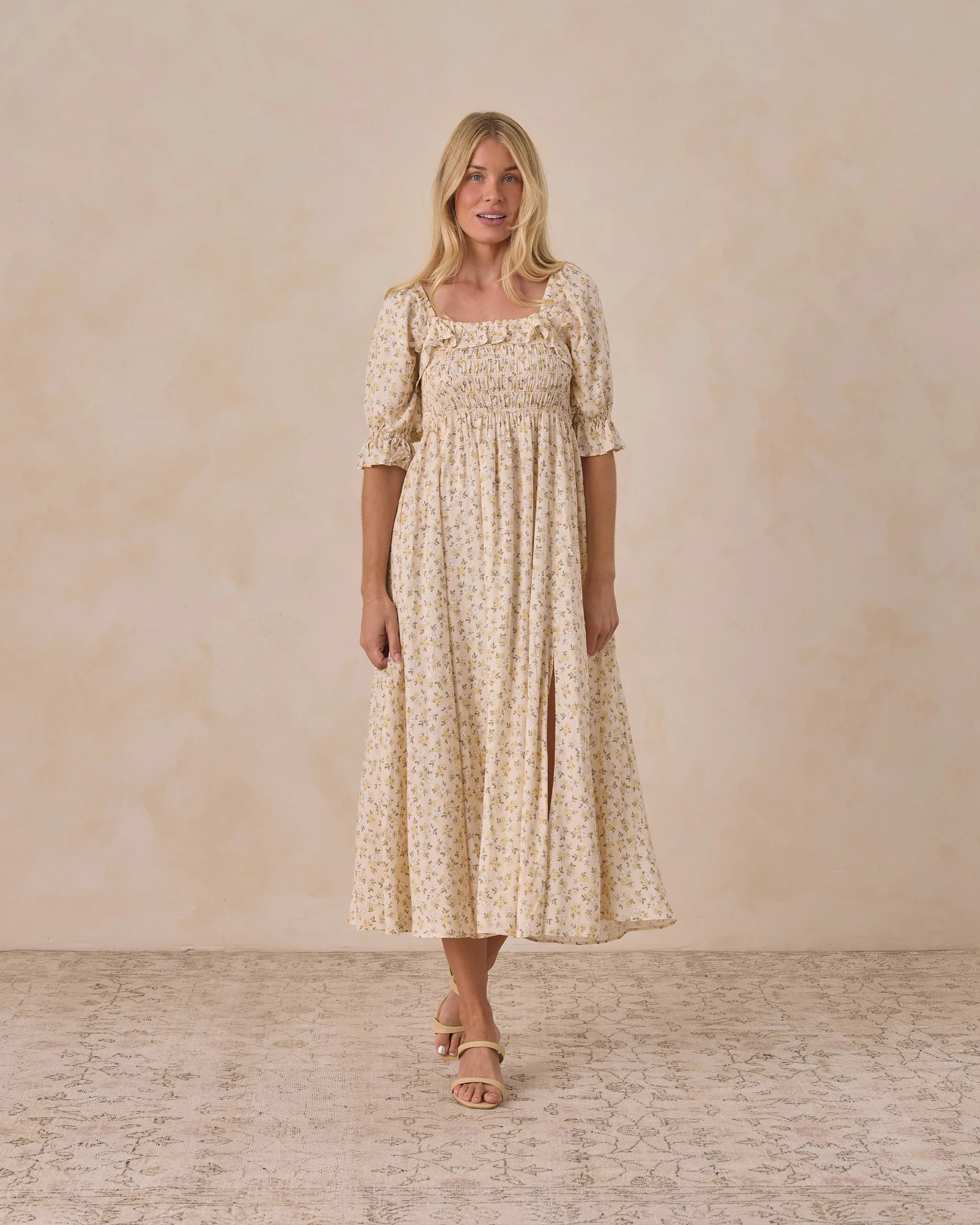 Women's Birdie Dress Lemon Meadow | Rylee + Cru