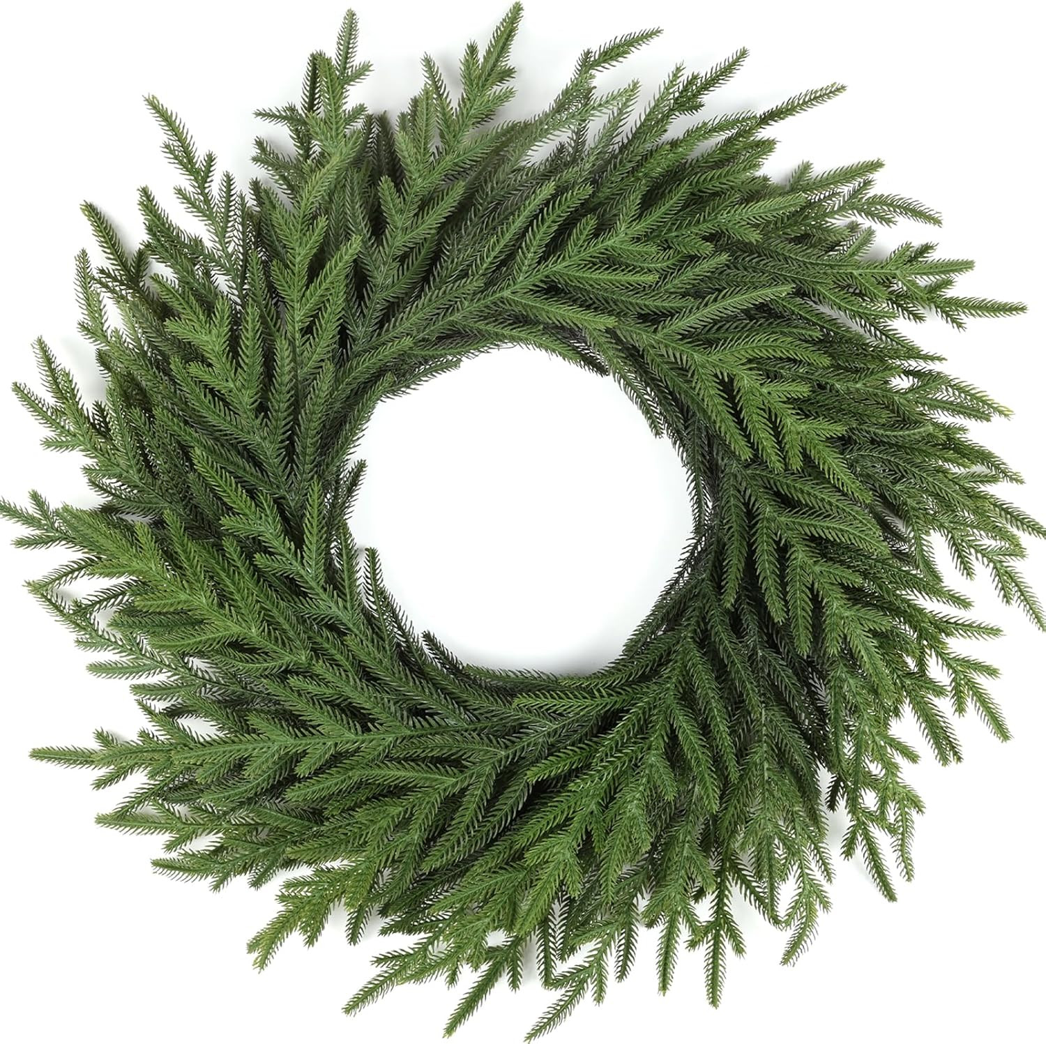 Artgar 26 Inch Pine Wreath - Christmas Wreaths for Front Door - Real Touch Pine Wreath - Large Ar... | Amazon (US)