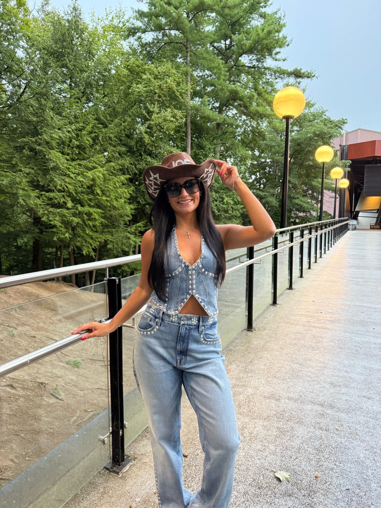Denim on denim 💙
Jonas brothers concert outfit 
#nashville #denimanddiamonds #studdeddenim

#LTKdayinmylife #LTKTravel #LTKGiftGuide