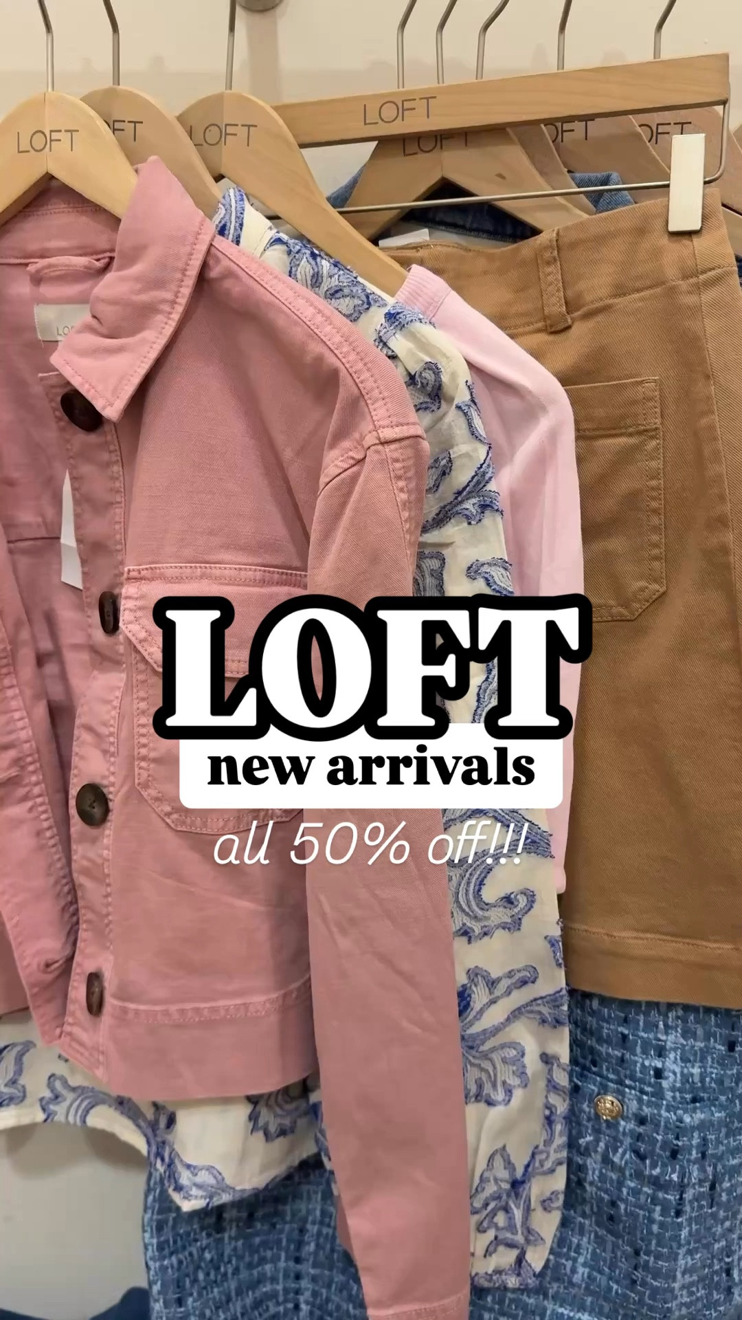 Loft new arrivals 
All 50% off!!

#LTKWatchNow #LTKFindsUnder100 #LTKSaleAlert