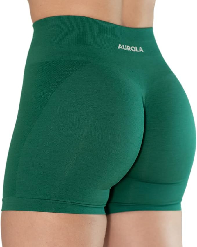 AUROLA Intensify Shorts Women's Athletic Seamless High Waisted Running Gym Fitness Yoga Workout S... | Amazon (US)
