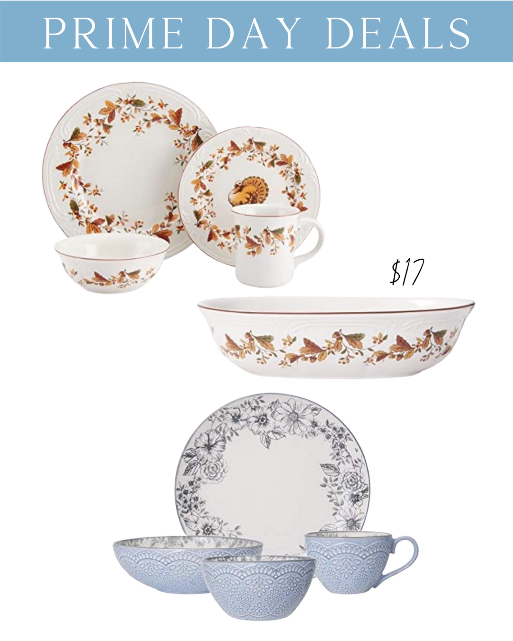 Dishware thanksgiving dishes dish sets amazon deal 

#LTKhome #LTKsalealert