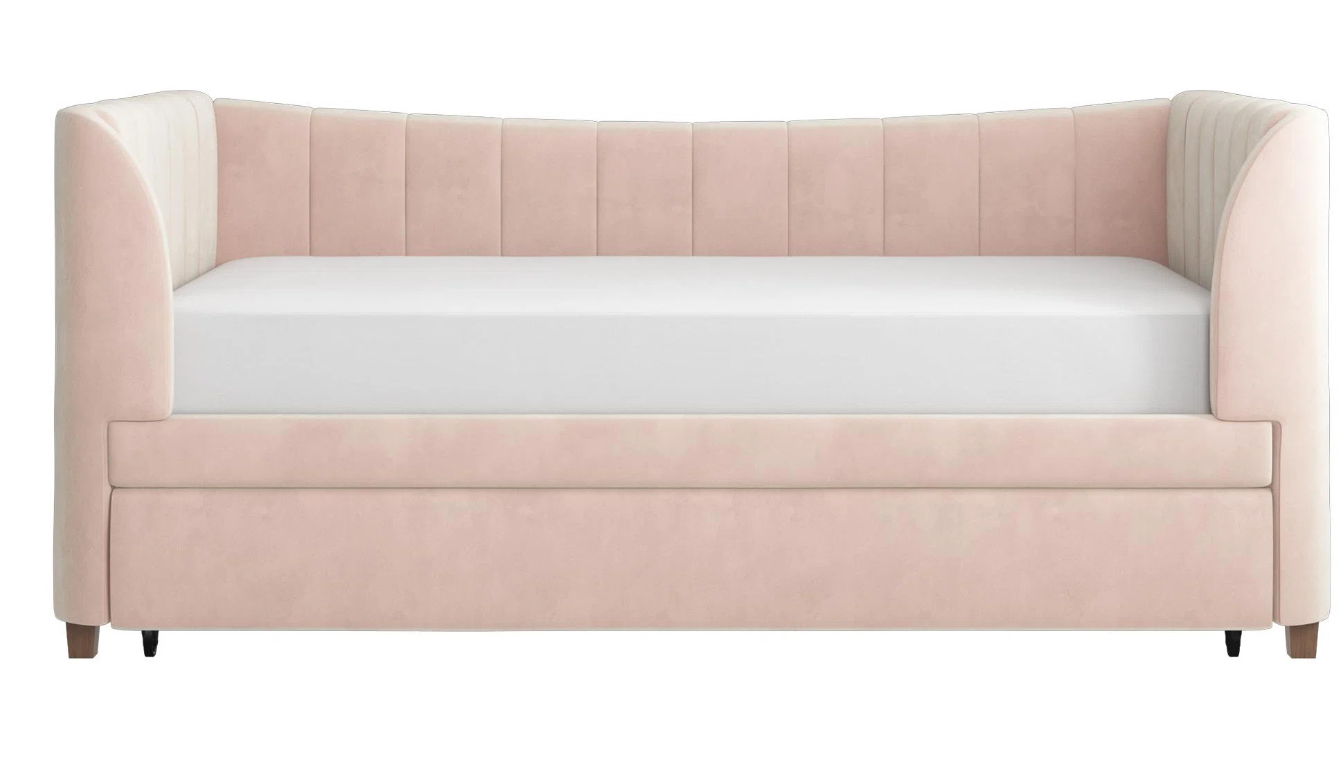 Valentina Twin Upholstered Daybed with Trundle | AllModern