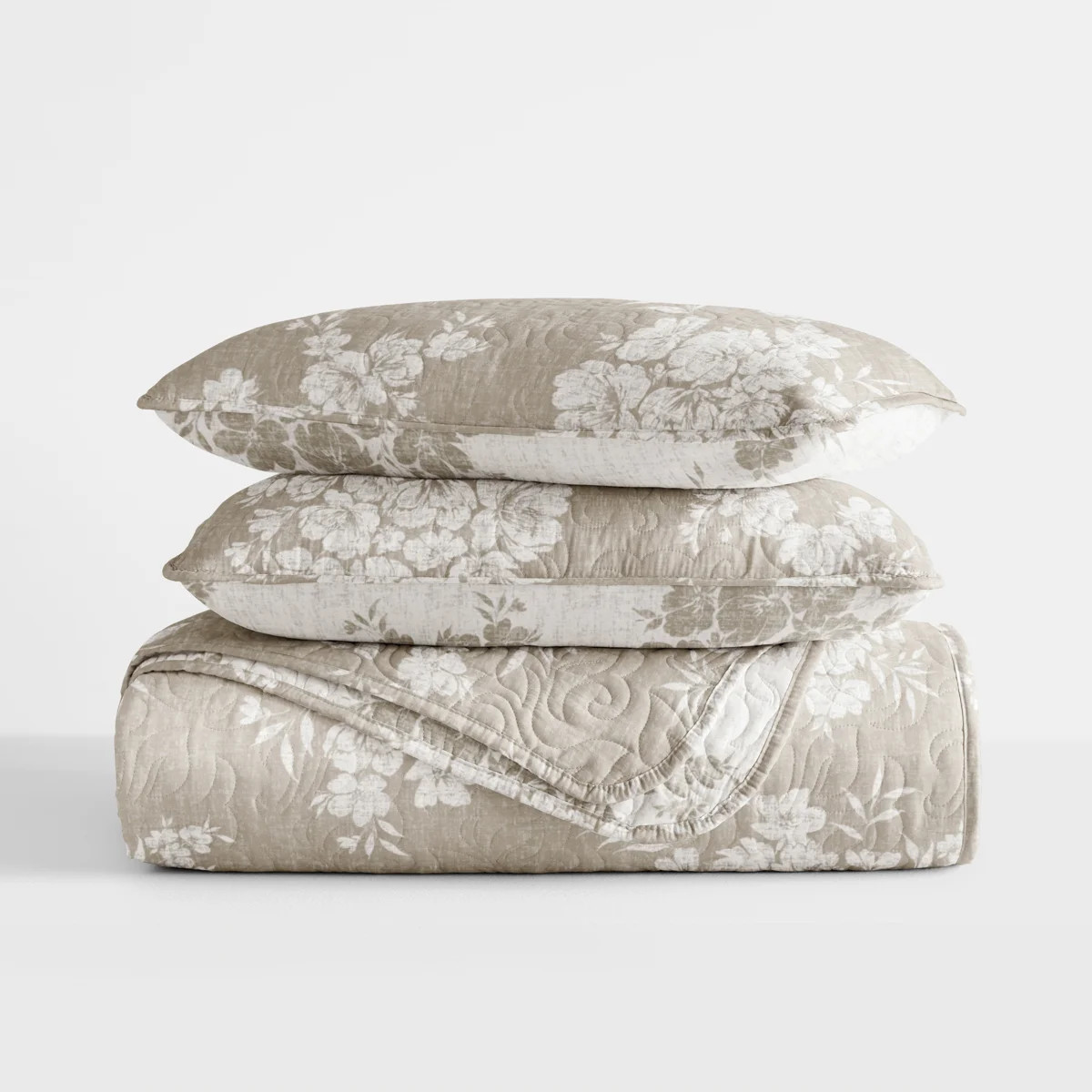 Give your room a comfy new addition with this super soft reversible microfiber quilt and sham set... | Wayfair North America