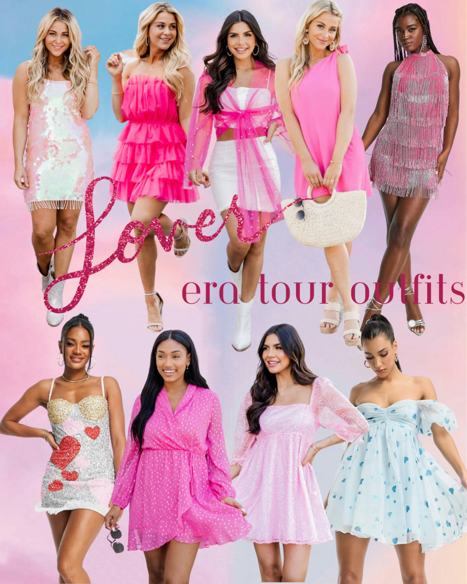 Taylor Swift Lover era Taylor swift concert outfit idea the eras tour Coachella outfit concert outfit music festival outfit the eras tour outfit Taylor swift outfit sequin dress heart print dress pastel colored 

#LTKsalealert #LTKFind #LTKGiftGuide