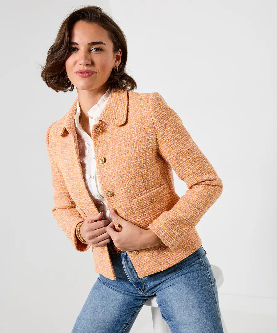 Perfect Summer Boucle Jacket | Joe Browns