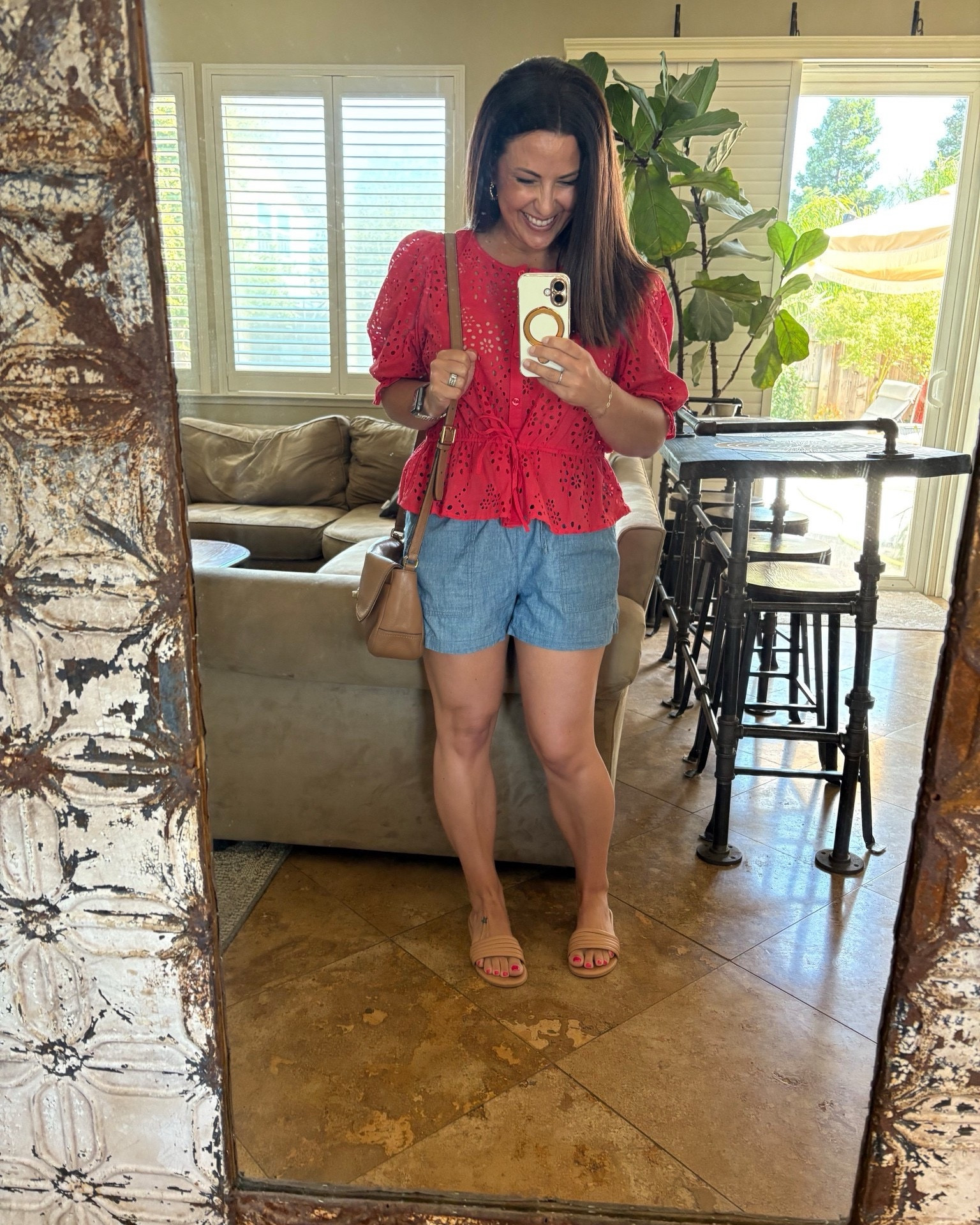 Summer MVP ☀️ These pull-on chambray shorts are hands-down my favorite of the season!
Soft, lightweight, and easy to dress up or down—and now on major sale for just $16.50! 🙌 I’m wearing a size small.

Perfect for busy summer days, travel, or just looking cute while staying comfy.

#LTKOver40 #LTKSaleAlert #LTKSeasonal
