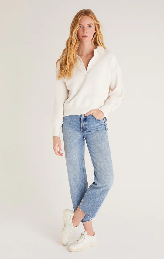 Maeve Collar Henley Top | Z Supply