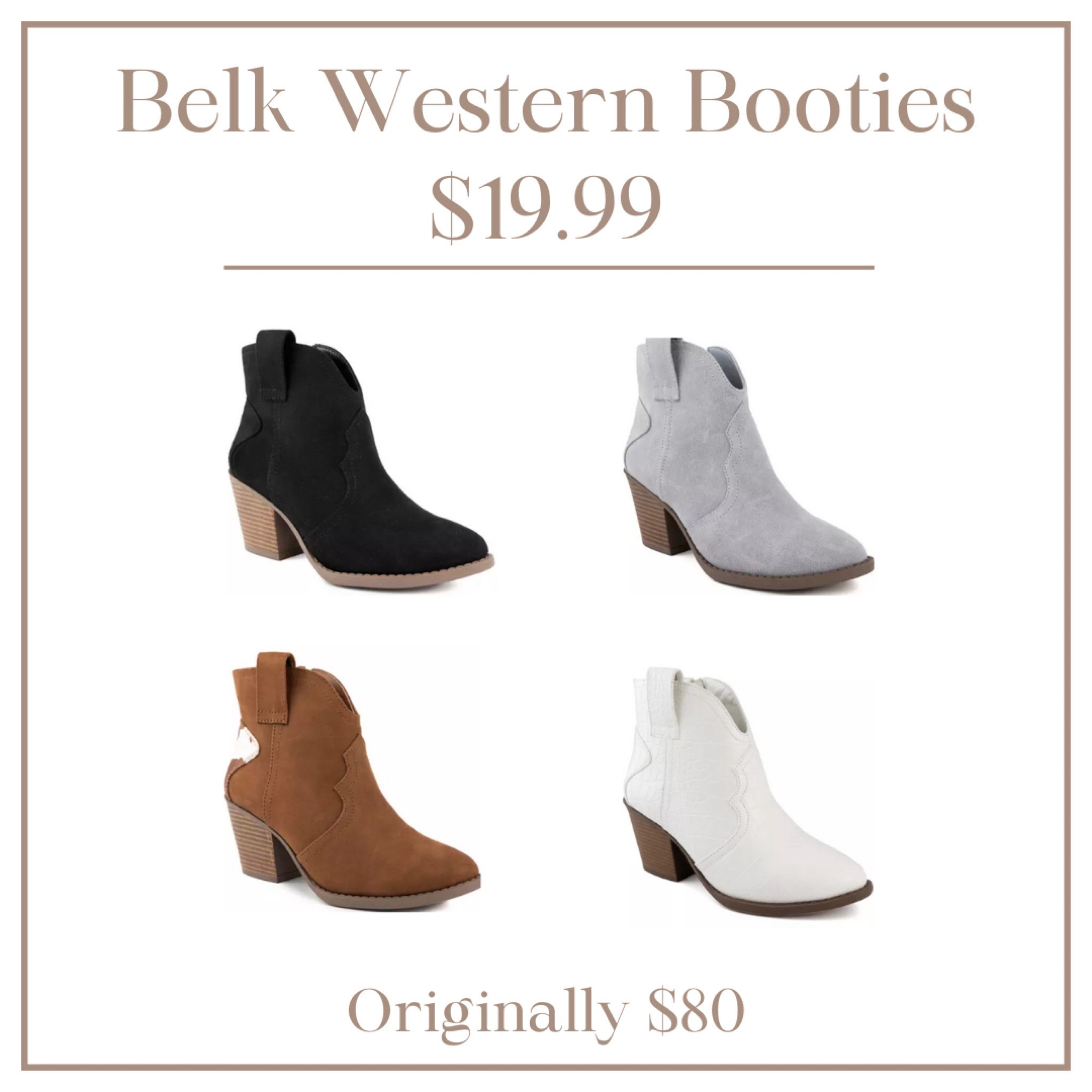 Get these booties for $19.99 before it’s too late!!  $60 OFF their original price! These are also offered in wide sizes ✨ENDS 11/25✨

#LTKsalealert #LTKCyberWeek #LTKGiftGuide