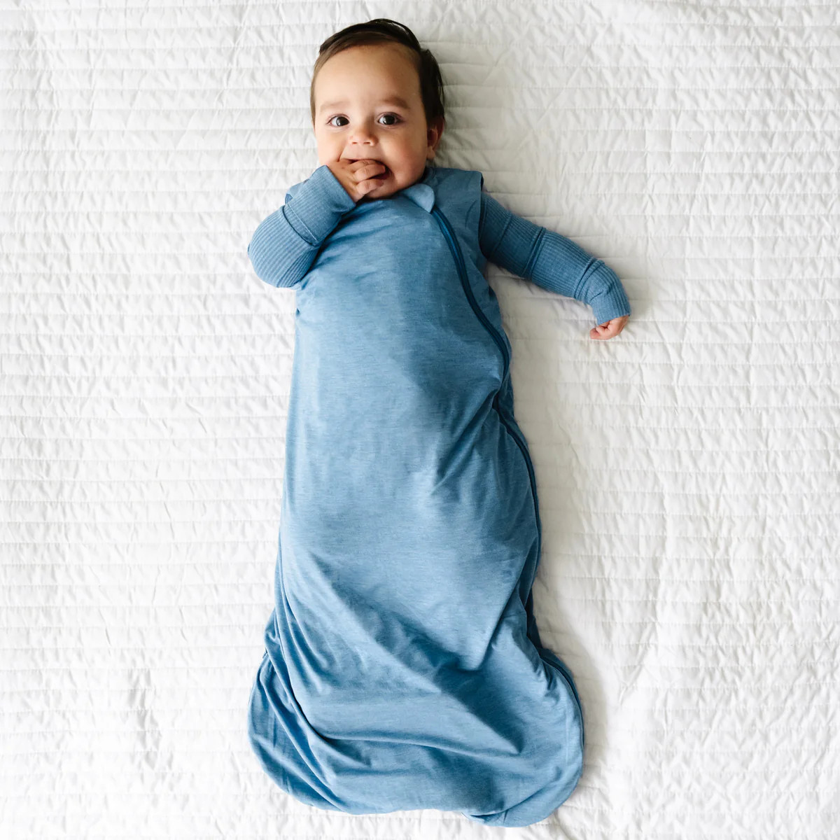 Heather Blue Sleepy Bag | Little Sleepies