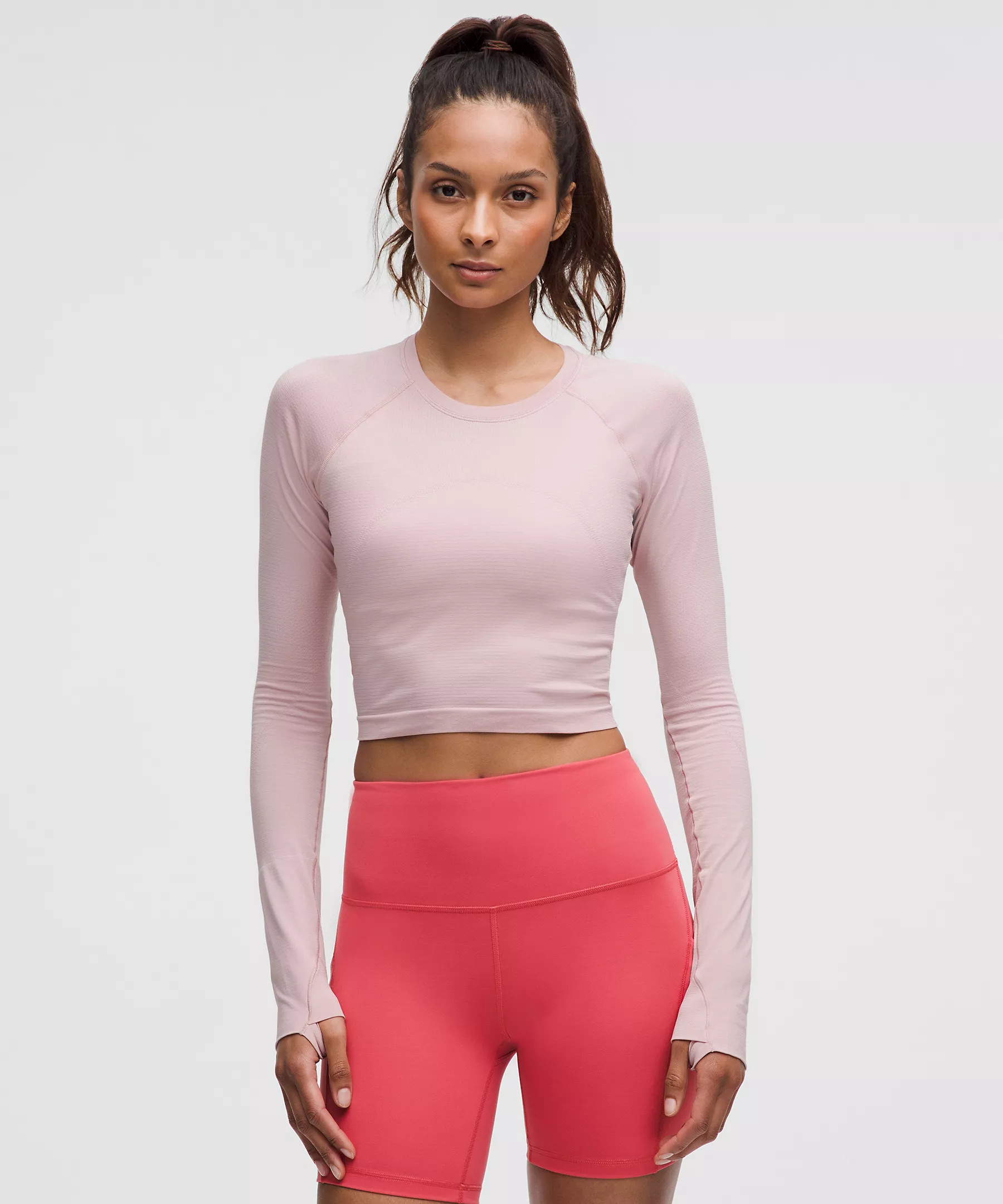 Swiftly Tech Cropped Long-Sleeve Shirt 2.0 | Lululemon (US)
