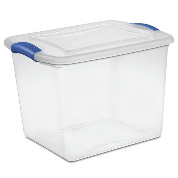 Sterilite 27 Quart Stadium Blue Latch Box - Walmart.com | Walmart (US)