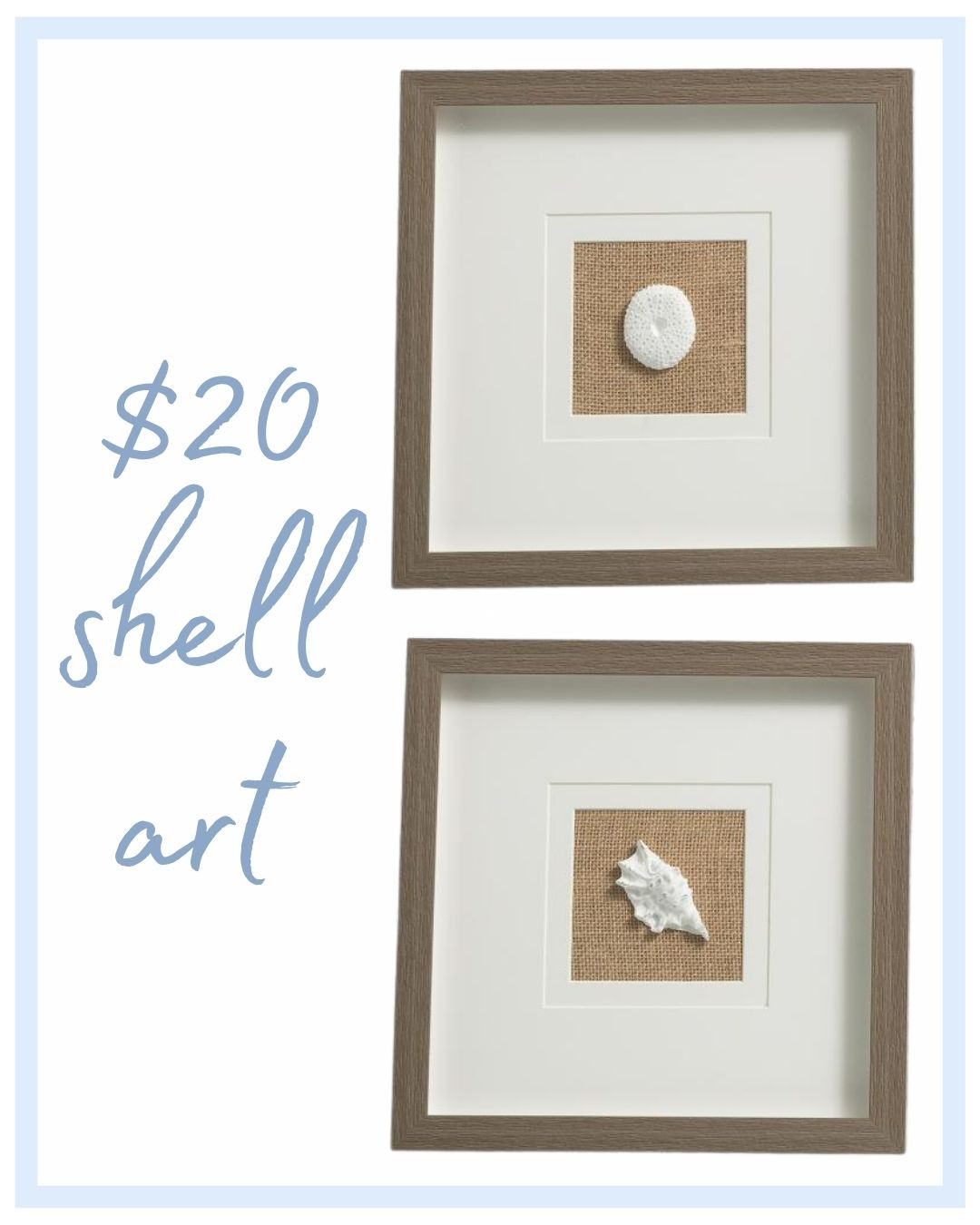 $20 shell art! 

 #LTKHome