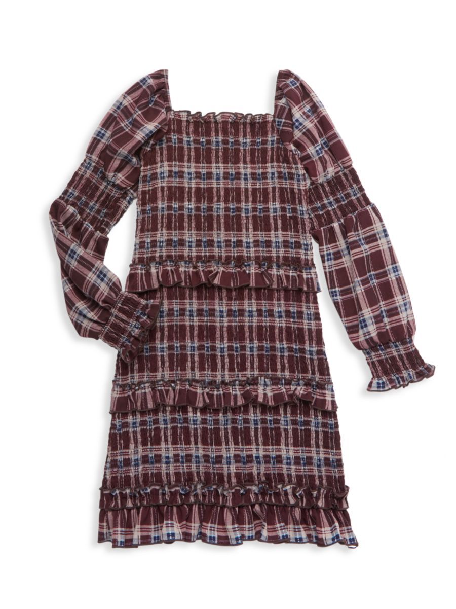 Girl's Smocked Plaid Dress | Saks Fifth Avenue