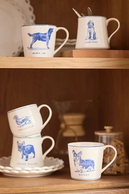 Molly Hatch Stoneware Dog Mug | Anthropologie (US)