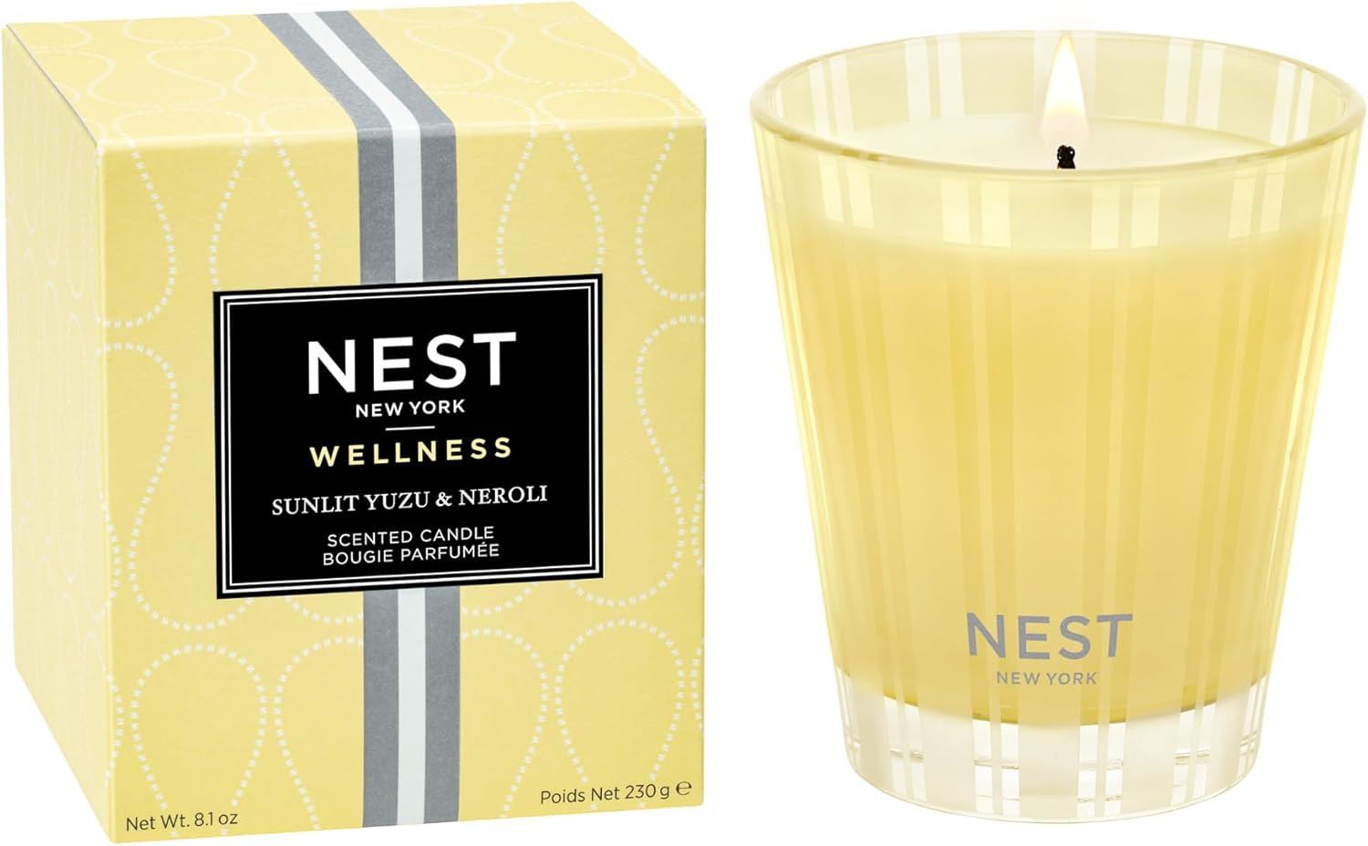 NEST New York Scented Classic Candle, Sunlit Yuzu & Neroli - 8.1 oz - Up to 60-Hour Burn Time - R... | Amazon (US)