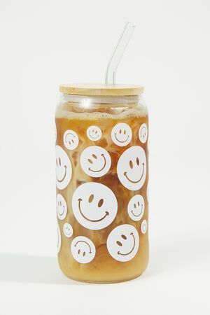 Smiley Latte Glass | Altar'd State