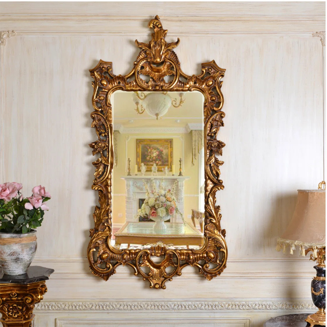 House of Hampton® Daylan Flat Wall Mirror | Wayfair | Wayfair North America