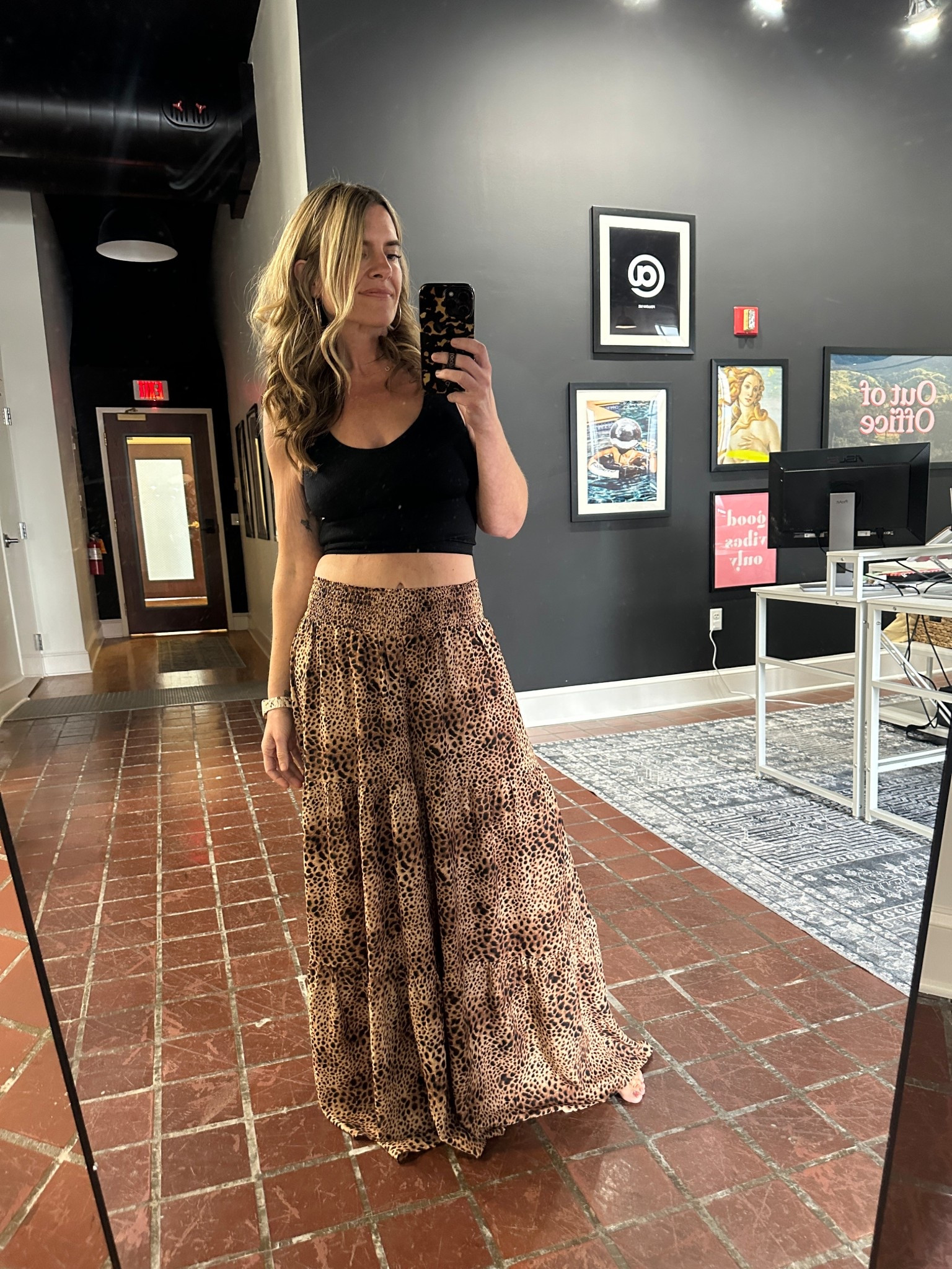 A skirt but it's PANTS. These breezy cheetah print pants behave like a maxi skirt, and are the perfect summer staple. 

Don't size up. The waist is very stretchy and the legs are very wide  

#LTKStyleTip #LTKSummerEdit #LTKMidsize