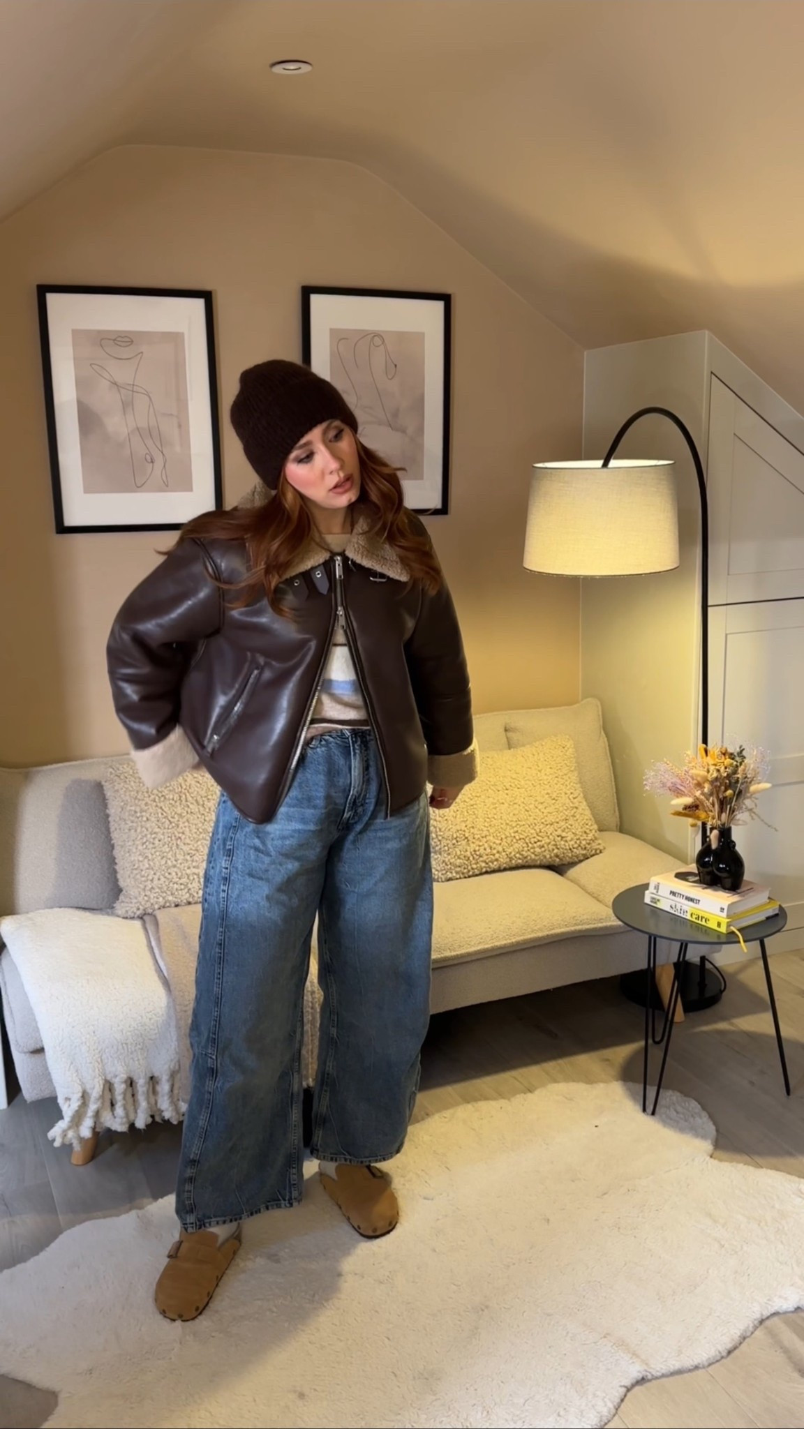 Because it’s still SO cold. 

Jeans I’m wearing a size 8us which is 12uk but I think I could have sized down. 

Jumper I’m wearing a medium 

Coat is sale M&S I’ve linked similar 

#LTKFashionMonth #LTKwinter #LTKuk