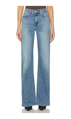 7 For All Mankind Lotta Jeans in Oceanstone from Revolve.com | Revolve Clothing (Global)