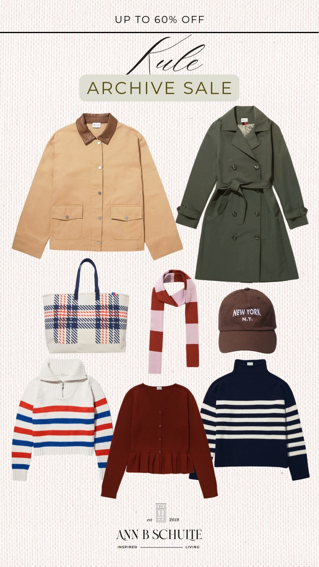 Kule’s Archive Sale is here with up to 60% off stripes, staples, and statement pieces you’ll wear on repeat. Timeless never looked this fun. 💫🛍️💛 #Kule #ArchiveSale #LTKSale #WardrobeRefresh #StripesStyle #ChicLooks #LTKFashion #StyleInspo #OOTD #FashionFavorites #LTKootd 

 #LTKootd #LTKSeasonal #LTKSaleAlert