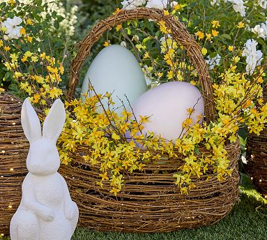 Lit Frosted Egg | Pottery Barn (US)