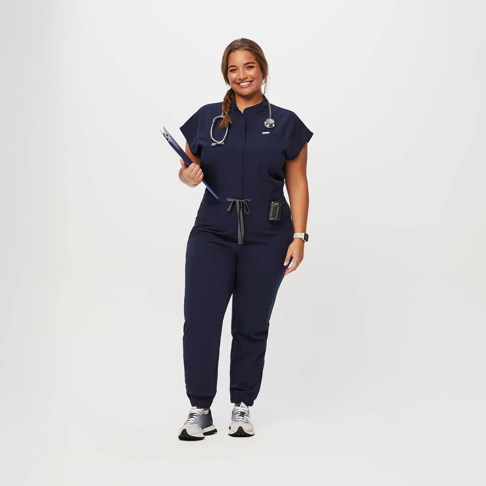 Women’s Rafaela Cargo ScrubJumpsuit™ - Navy · FIGS | FIGS