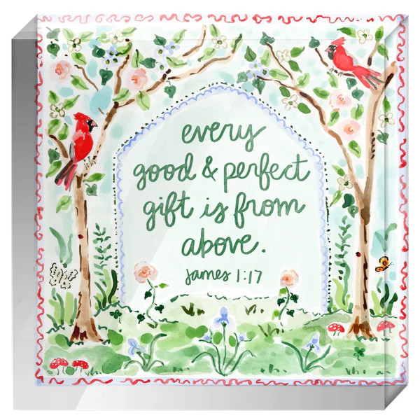 James 1:17 Angel Verse Block | Evelyn Henson