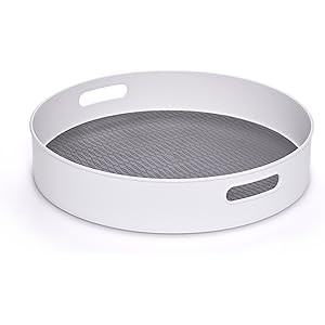 Copco Non-Skid Under-Sink Pantry Cabinet Kitchen Organizer, 18-Inch, White/Gray | Amazon (US)