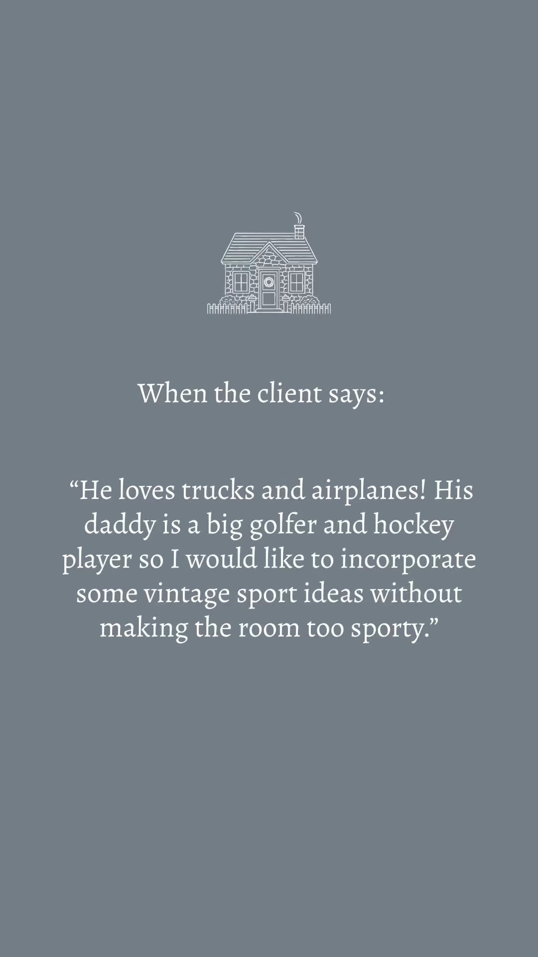 A Vintage sports- inspired room.

The Brief: Trucks, airplanes, a love for golf and hockey - without leaning too sporty. We focused on subtle vintage elements, classic tones, and timeless details that will grow with him. Sharing the digital products and moodboard that bring the final look together.  

 #LTKcanada #LTKhome #LTKkids