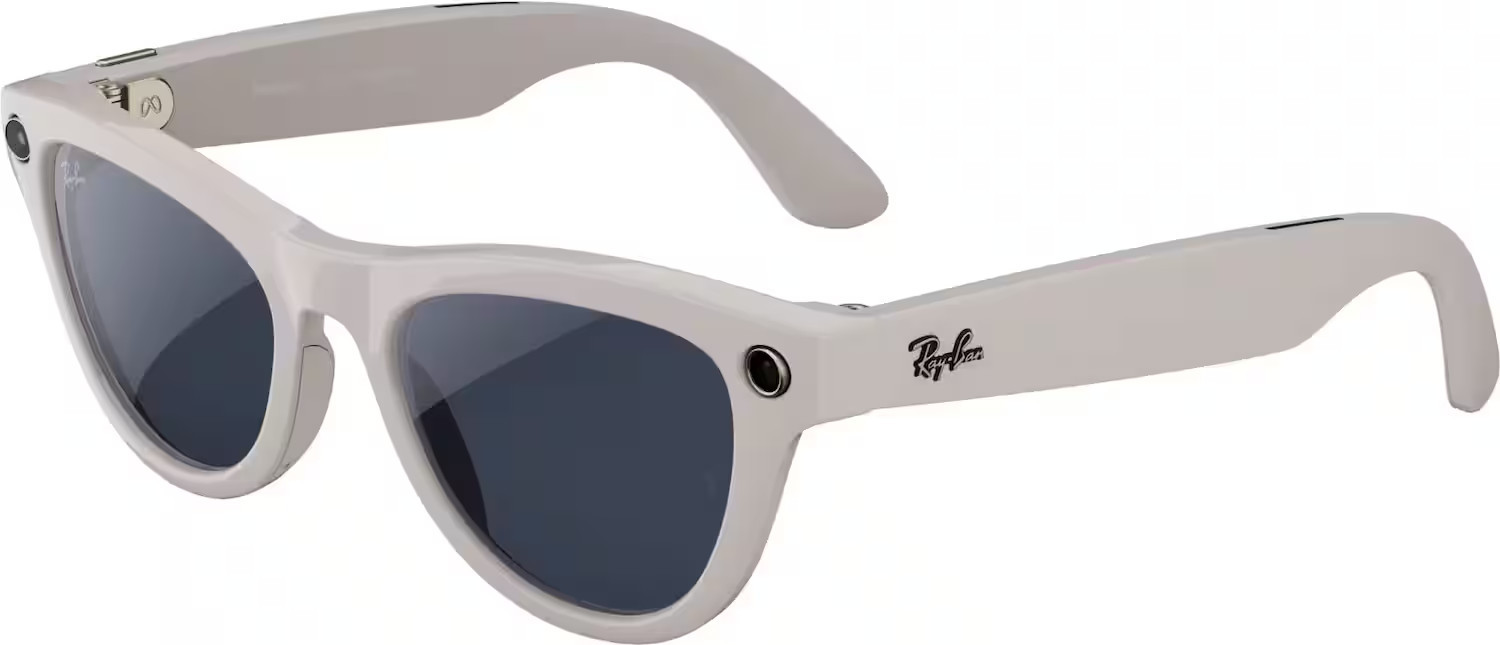 Ray-Ban Meta - Skyler (Gen 2) glasses with Meta AI, Audio, Photo, Video Compatability - Transitions Sapphire lenses - Shiny Chalky Grey | Best Buy U.S.