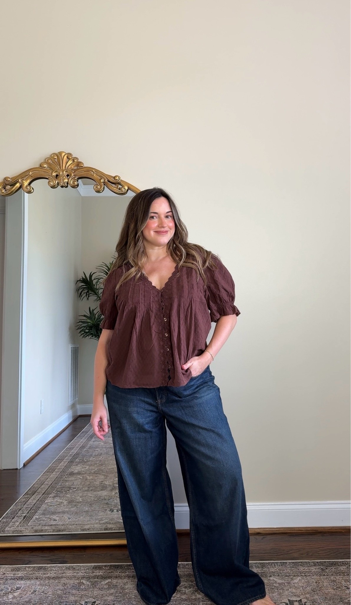 curve love, regular length, color dark, size 32 @abercrombie  
Code: DENIMAF  for stackable 15%

#LTKMidsize #LTKSaleAlert #LTKootd