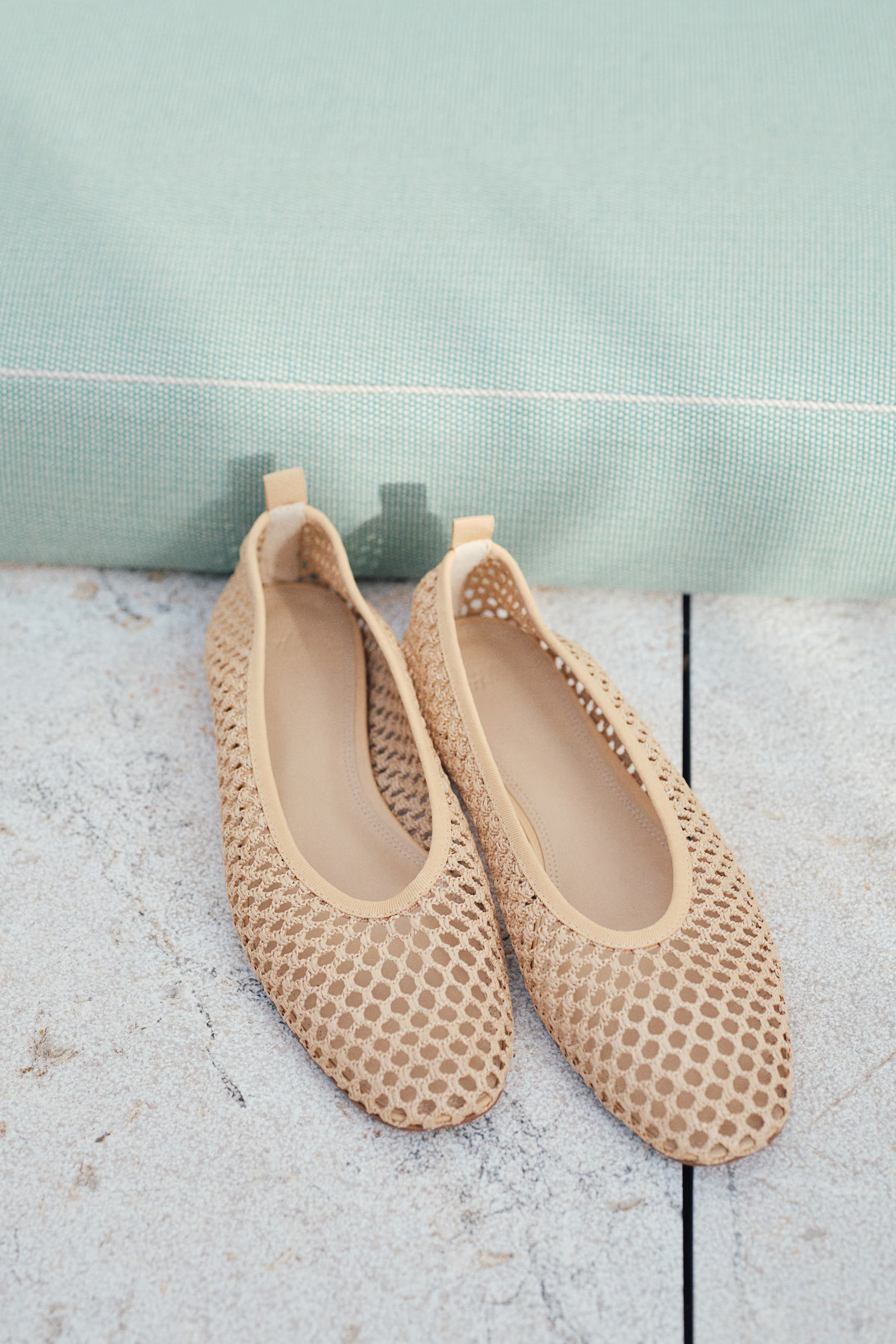 Braided Flats - Beige - Ladies | H&M US | H&M (US + CA)