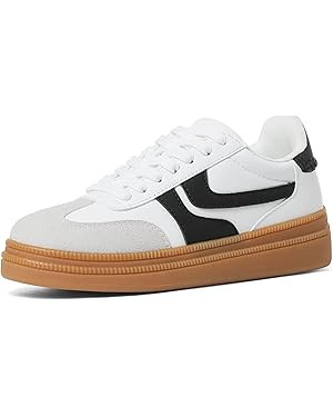 Lovee Cosee Platform Sneakers for Women Lace up Tennis Shoes Walking Dressy Comfortable Casual Fa... | Amazon (US)