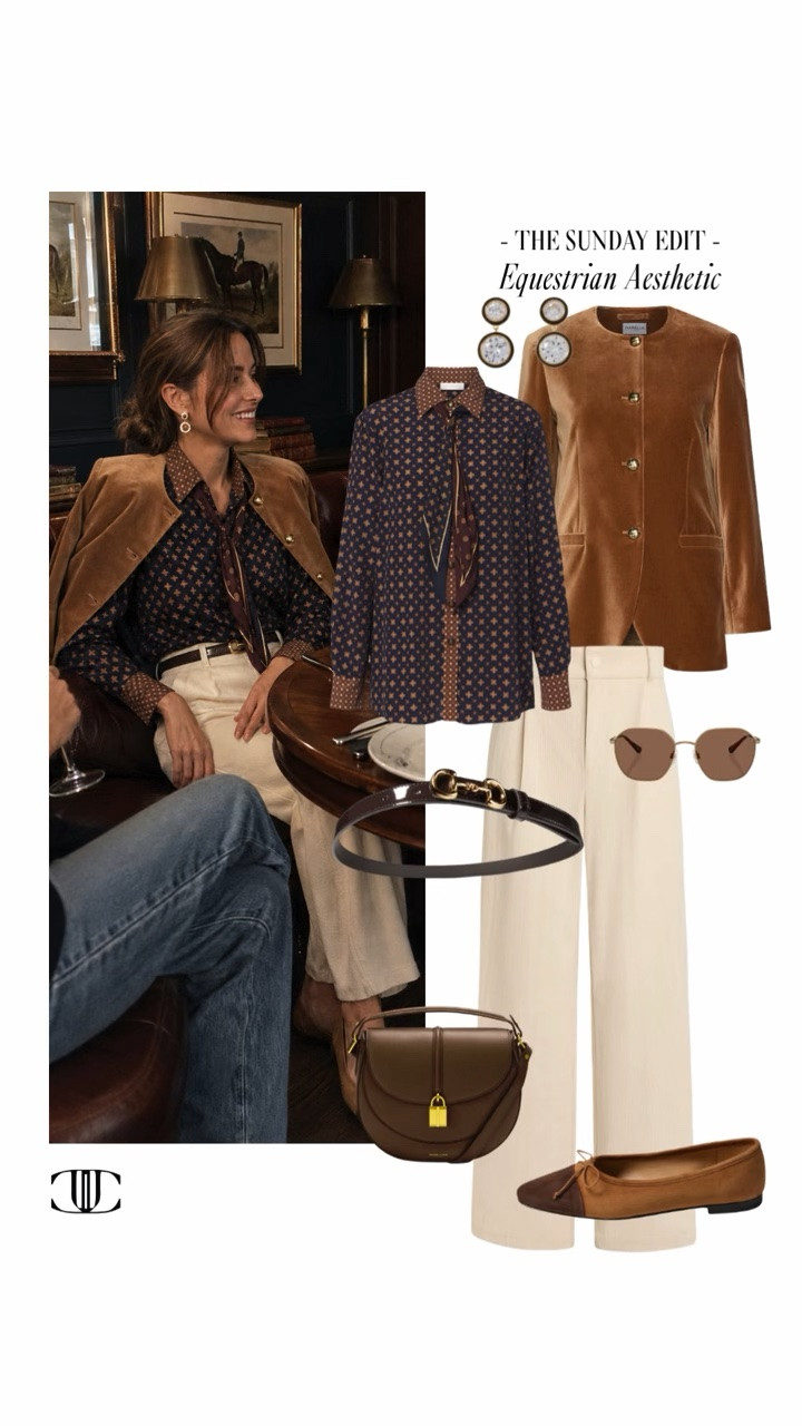 🐎 Some trends come and go, but equestrian style always finds its way back.

In The Equestrian Grandmother Edit, I’m leaning into the pieces I’ll always love: herringbone blazers, heritage plaids, rich chocolate browns, crisp button-downs, riding boots, suede, cashmere, and timeless leather accessories.

The goal is classic first, current second—polished, practical, and rooted in beautiful fabrics and silhouettes that only get better with time. Think a little English countryside, a little Kentucky, and a wardrobe built to be worn for years, not just one season.

Tap to shop the full edit and embrace timeless equestrian style this fall. 🤎✨

#LTKStyle #EquestrianStyle #EquestrianGrandmother #HeritageStyle #ClassicStyle #OldMoneyStyle #EnglishCountryside #FallFashion #TimelessStyle #LTKFinds

#LTKootd #LTKSeasonal #LTKOver40