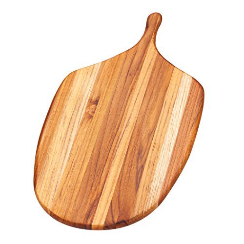 Teak Cutting Board - Large Canoe Paddle Board (21.5 x 11.5 x .5 in.) - By Teakhaus | Amazon (US)