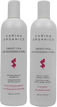 Sweet Pea Gentle Shampoo and Daily Light Conditioner Bundle, Organic Hair Shampoo Conditioner Set... | Amazon (US)
