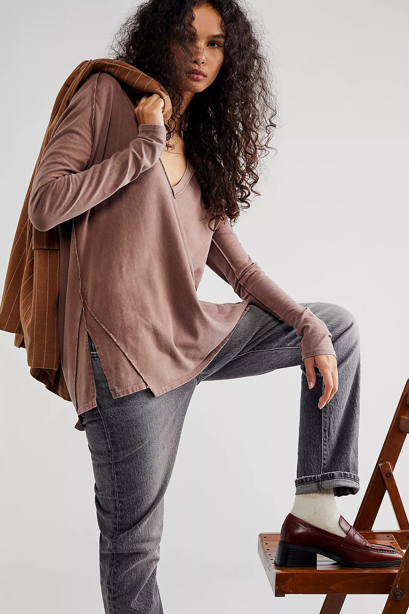 Jaycee V-Neck Top | Free People (Global - UK&FR Excluded)