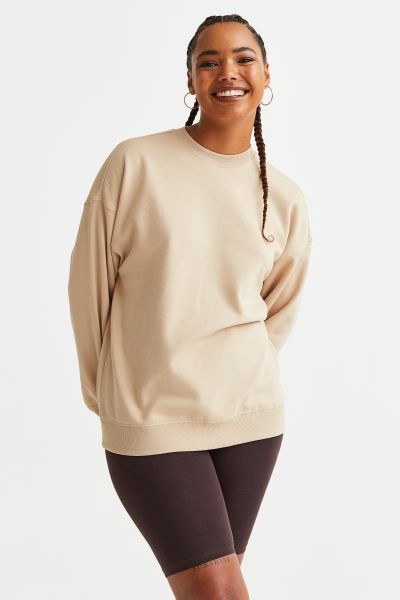 Oversized Sweatshirt - Black - Ladies | H&M US | H&M (US + CA)
