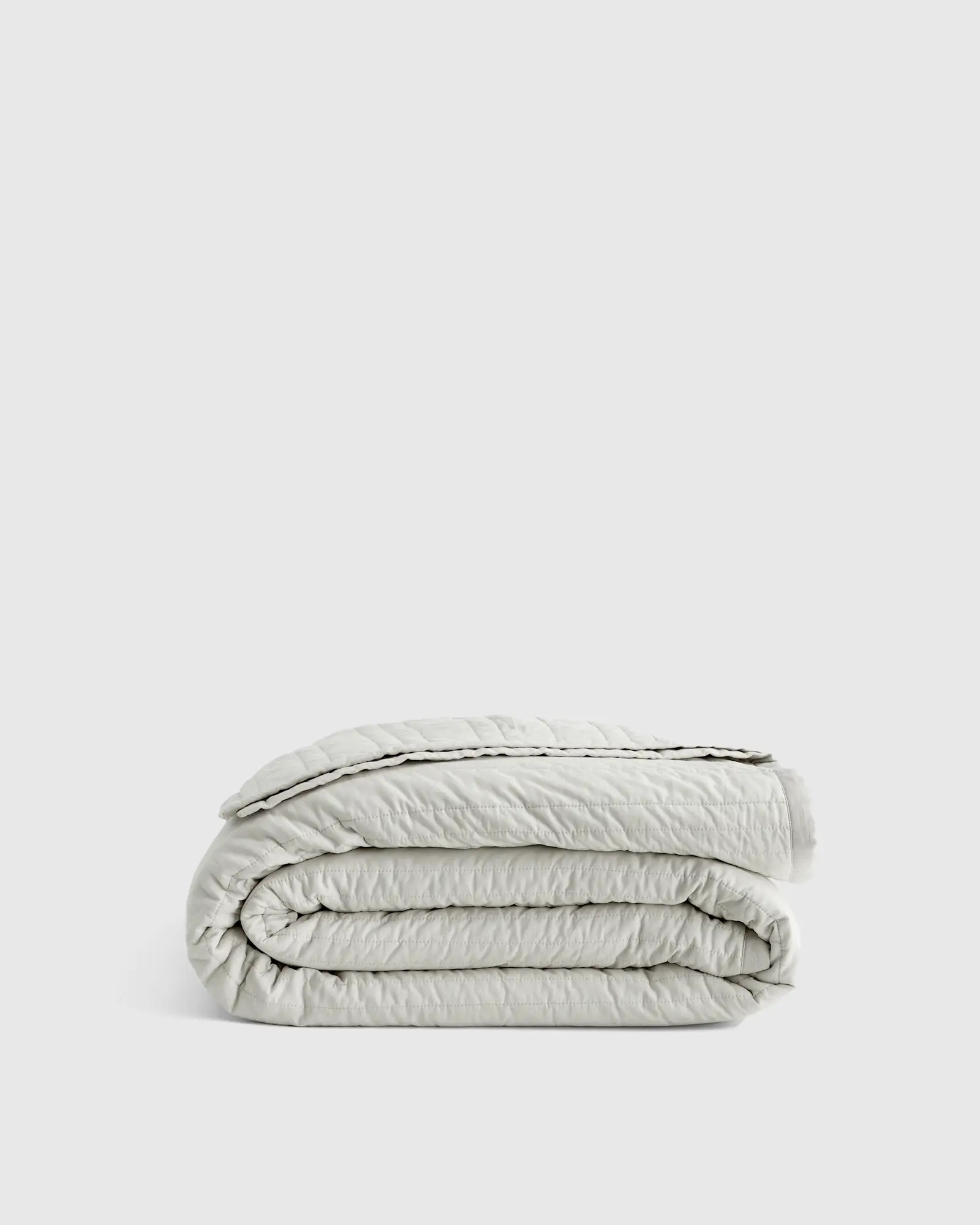 Organic Cotton Stripe Stitch Quilt | Quince